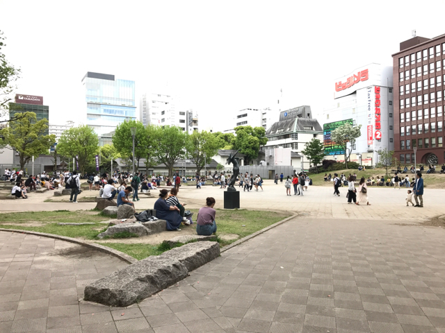 天神ナンパスポット（警固公園）